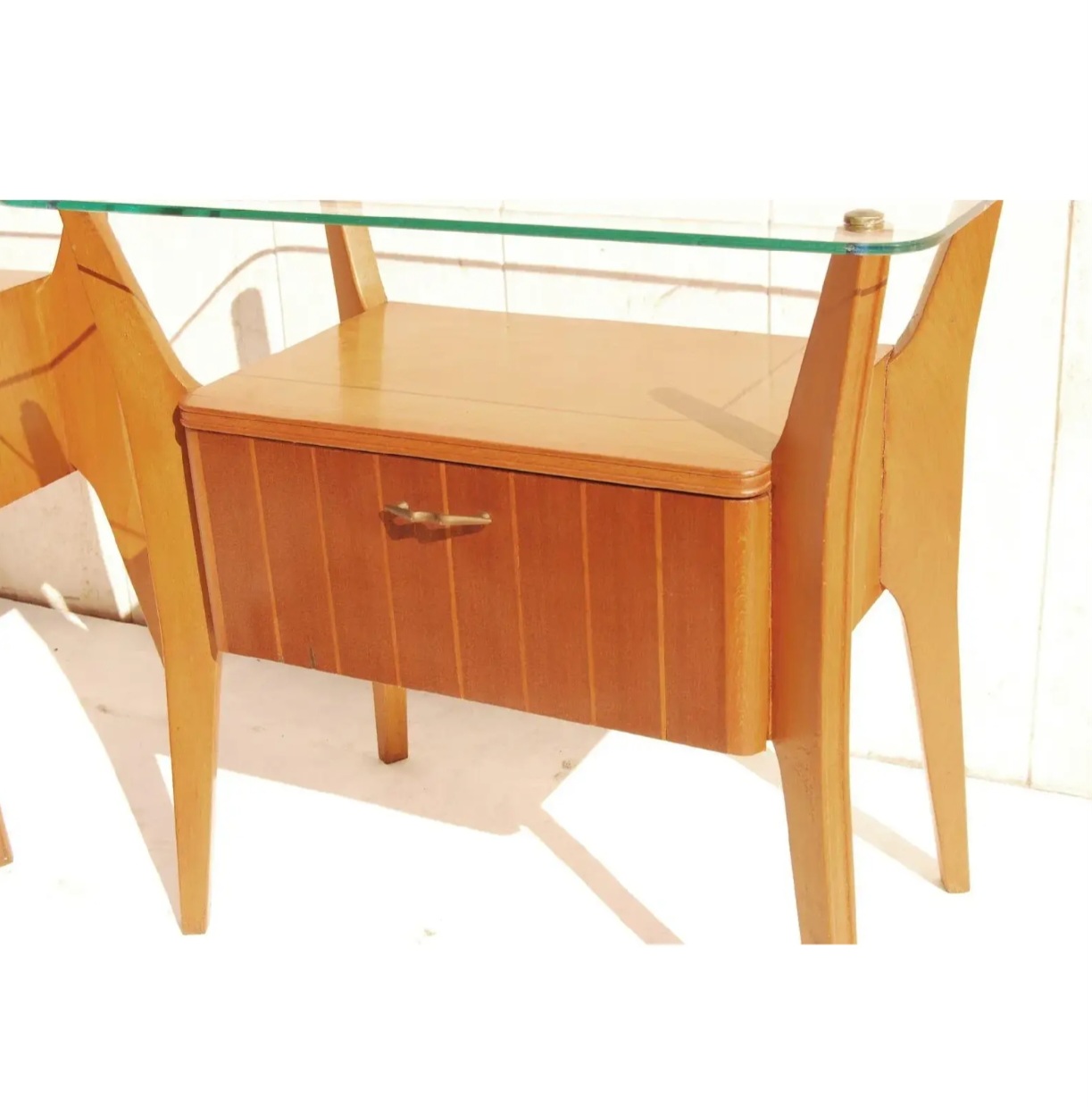 Pair of Gio Ponti Nightstand Tables for Cantù, Italy, 1950s - Image 3