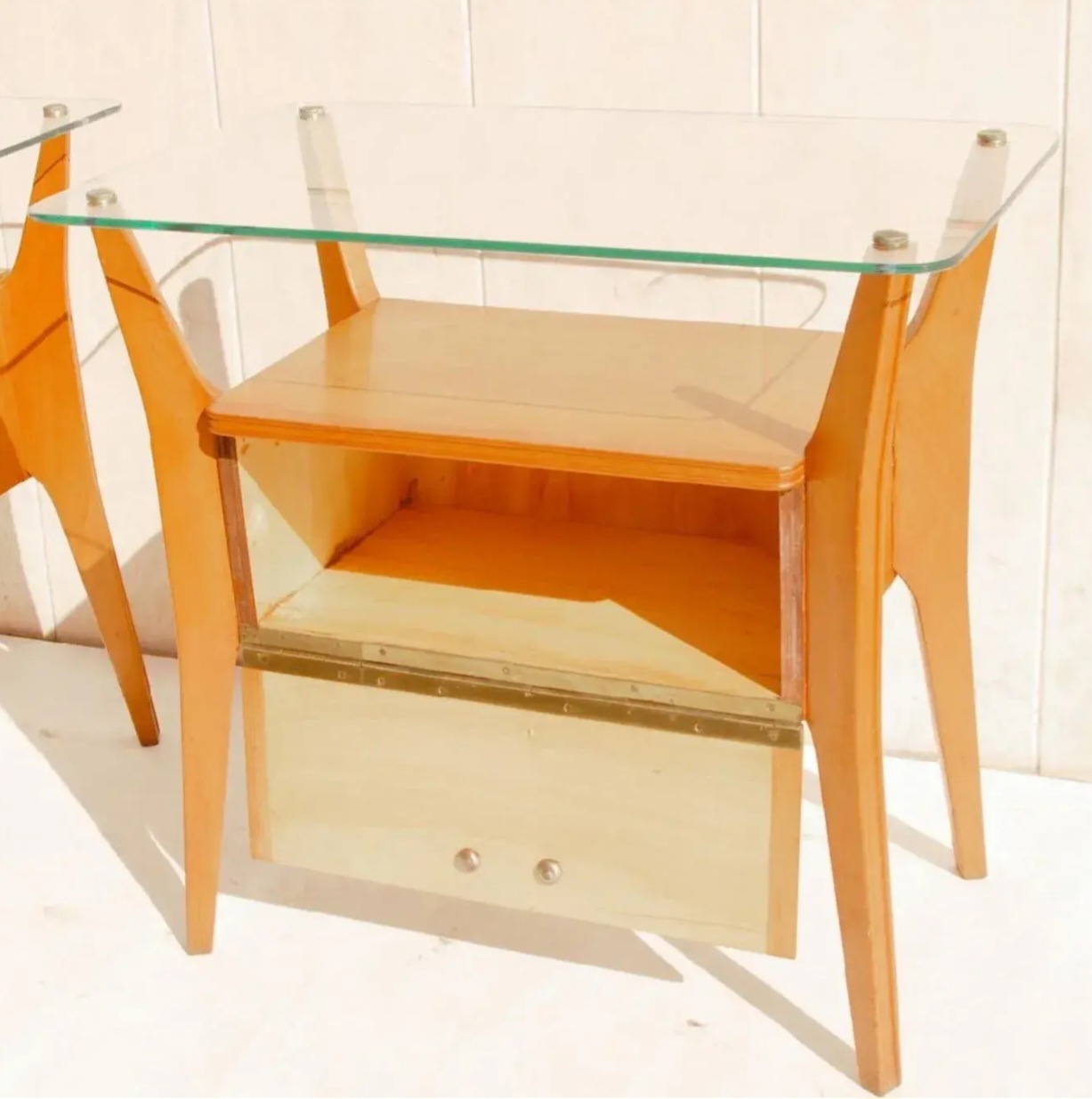 Pair of Gio Ponti Nightstand Tables for Cantù, Italy, 1950s - Image 4